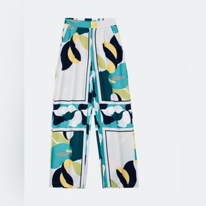 Zara printed pants